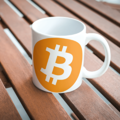 TAZA LOGO BITCOIN