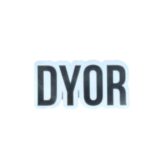 STICKER DYOR