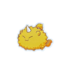 STICKER AXIE INFINITY AMARILLO