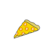 STICKER PIZZA BITCOIN