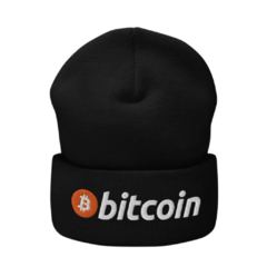 GORRO DE LANA BITCOIN