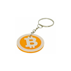 LLAVERO BITCOIN BLANCO - comprar online