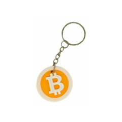 LLAVERO BITCOIN BLANCO