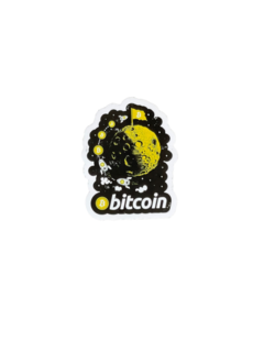 STICKER BITCOIN TO THE MOON