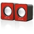 Caixa de Som 2.0 3W RMS Vermelha USB SP197 Multilaser - comprar online