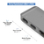 Imagen de Purgo - Mini Adaptador Hub USB C (5 en 2) - Space Gray