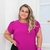 Imagem do Blusa plus size feminina lisa duna - Laura