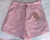 Shorts feminino social Linho Cintura Alta