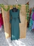 Vestido Longo Verde Escuro manga longa - P/38 - comprar online