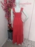 Vestido longo de alcinha babado - comprar online