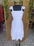 Vestido feminino curto malha leise alcinha babado