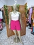 Bermuda social feminina shorts em linho Plus - Tam 40/50