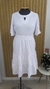 Vestido feminino Midi Mangas Flare