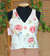 Blusa regata feminina decote v estampas abstratas flores - comprar online