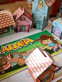 Aldeia - Quebra Cabeça 3D - loja online