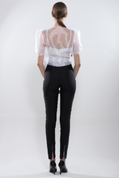 BLUSA SAFIRA ORGANZA BRANCO - loja online