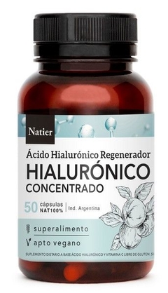 Natier Acido Hialuronico Vegetal 50 caps