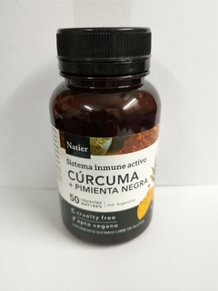 Natier Curcuma Pimienta Negra 50 Caps