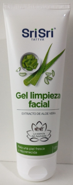 Sri Sri Gel de Limpieza Facial con Aloe Vera 100 ml