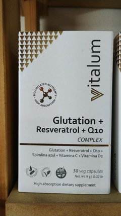 HGL Vitalum Glutation y Resveratrol y Q10 Complex 30 Caps