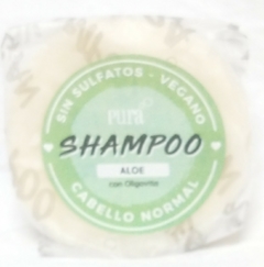 Pura Soap Shampoo Solido Vegan 90 grs Neutro Aloe Todo Tipo Cabello