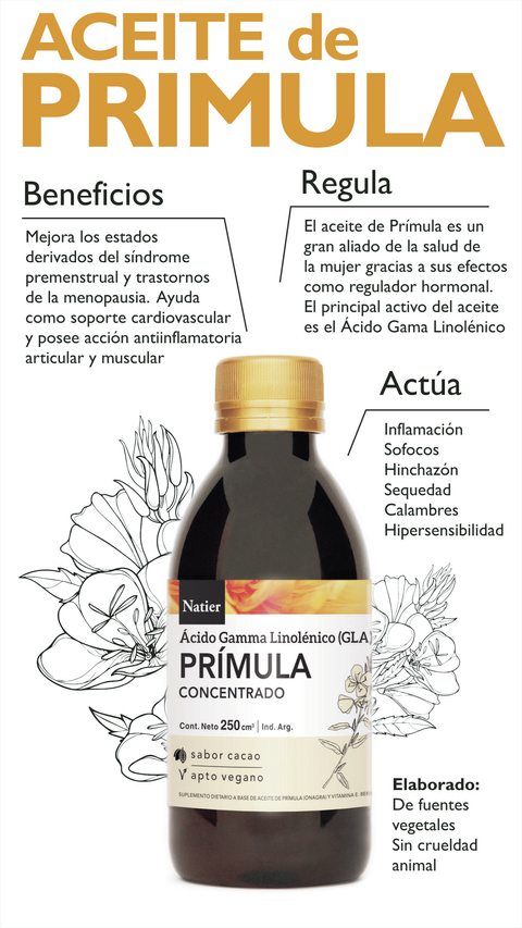 Natier - Aceite Natural de Primula 250 ml