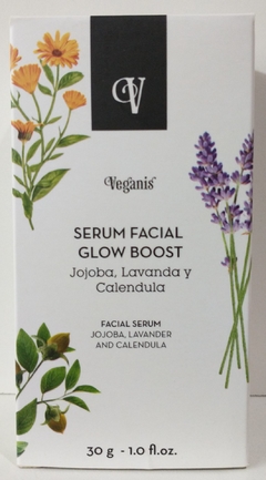 Veganis Serum Facial Glow Boost Jojoba Lavanda Calendula