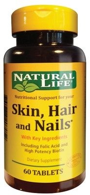 Natural Life SKIN HAIR AND NAILS 60