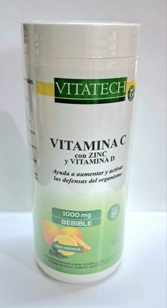 Vita Tech Vitamina C 1000 con ZINC y Vitamina D x 195 grs