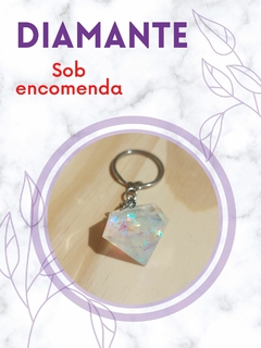 Chaveiro Diamante - SOB ENCOMENDA