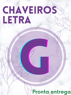 Letras G - PRONTA ENTREGA