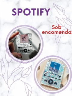 Chaveiro Spotify - SOB ENCOMENDA