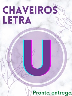 Letras U - PRONTA ENTREGA