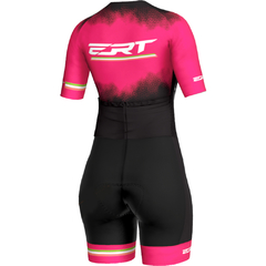 Macaquinho Ciclismo Feminino Ert Elite Pink Power Ciclista - comprar online