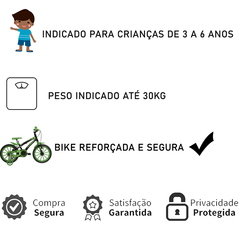 Imagem do Bicicleta Infantil Aro 16 Athor Baby Lux A10 Masculina S/M