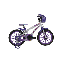 Bicicleta Infantil Aro 16 Athor Baby Lux Unicórnio Feminina