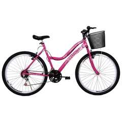 Bicicleta Passeio Aro 26 Athor Musa 18v C/ Cesto Feminina - comprar online