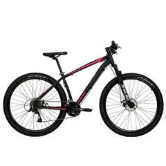 Bicicleta Aro 29 Mtb Redstone Nitro Alumínio 24v Preto Rosa