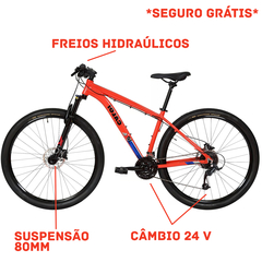Bicicleta Caloi Explorer 10 Aro 29 24V MTB Bike - On Off Store