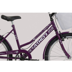 Bicicleta Aro 24 Athor Nature Feminina Infantil C/ Cesto - loja online