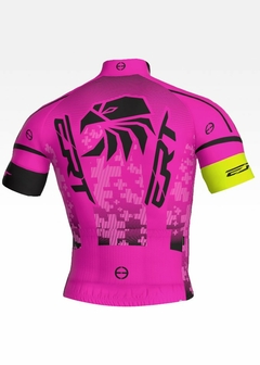Conjunto Ciclismo Camisa ERT Elite Team Rosa + Bermuda ERT na internet