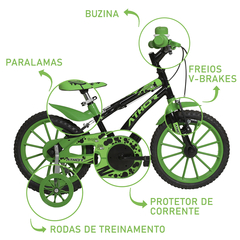 Bicicleta Infantil Aro 16 Athor Baby Lux A10 Masculina S/M - comprar online