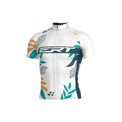 Camisa Ciclismo ERT Classic Floral Speed Manga Curta Bike