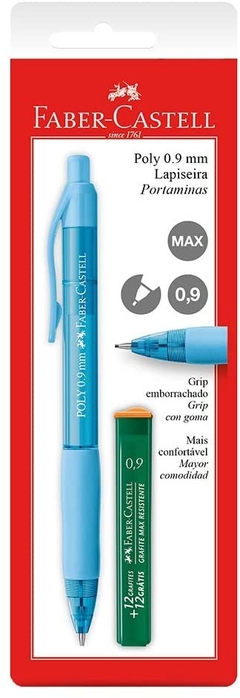 Lapiseira Poly 0.9mm Faber-Castell Azul - comprar online