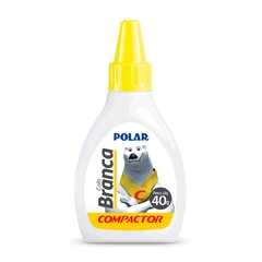 Cola Polar Branca Compactor 40g