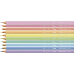 Lápis de Cor EcoLápis Pastel 10 Cores Faber-Castell - comprar online