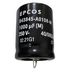 Capacitor eletrolítico radial 1.000uf 250v snap-in