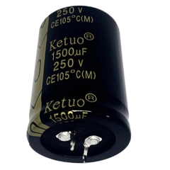 Capacitor eletrolítico radial 1.500uf 250v snap-in