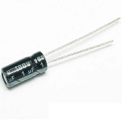 Capacitor eletrolítico radial 1uf 100v - comprar online