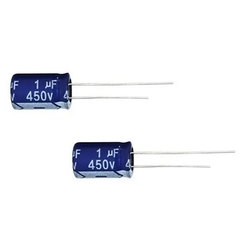 Capacitor eletrolítico radial 1uf 450v na internet